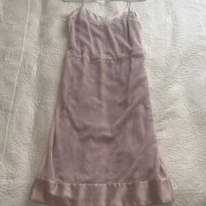 Vera Wang Soft Pink Lace Chemise